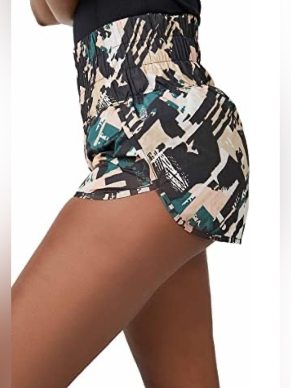 Free People - FP Movement Printed Way Home Athletic Shorts Women’s Size XL